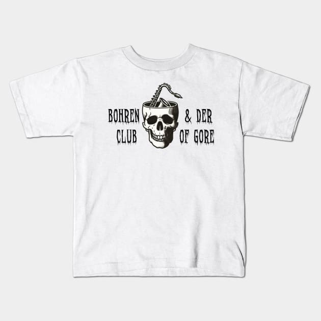 bohren & der club of gore skull sax Kids T-Shirt by Anthony88